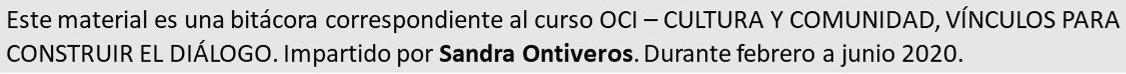 cultura y comunidad